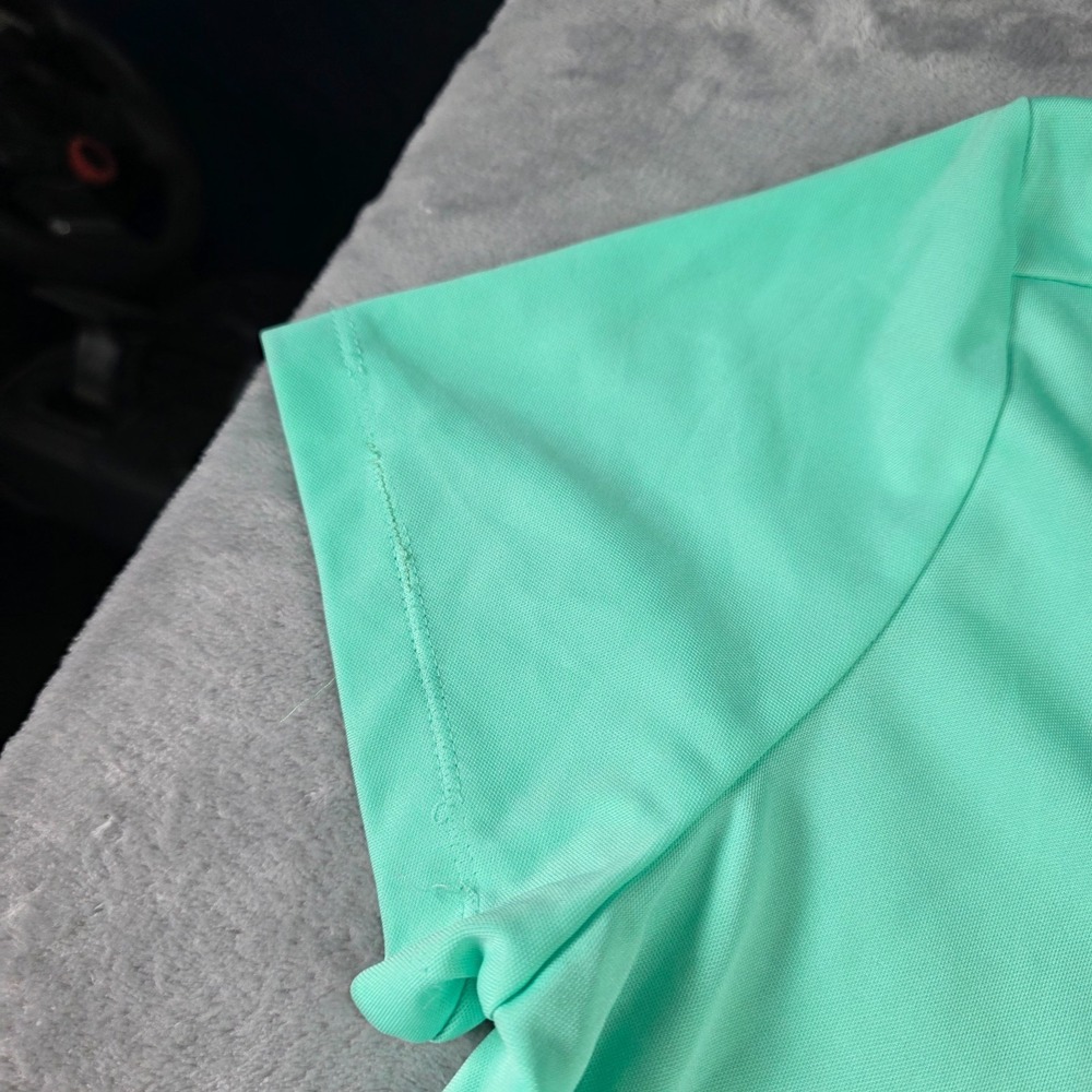Women's Nike Dri-FIT Golf Mint Green-Polo Shirt-Sz Lg - Picture 4 of 7
